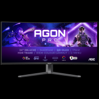 AOC AGON PRO AG346UCD ukrivljen gaming monitor - 86.4cm (34"), UWQHD (3440 x 1440), QD-OLED, 1800R, 