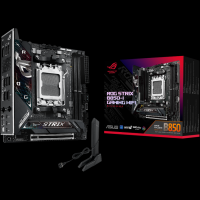 ASUS ROG STRIX B850-I GAMING WIFI AM5 mini-ITX osnovna plošča - AMD B850, 2xDDR5, 2xM.2, 2xSATA, 2.5Gb LAN, WiFi 7, BT, 1xHDMI, 1xUSB 10Gbps port (USB Type-C), Aura Sync - 90MB1K30-M0EAY0-A