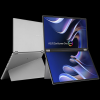 ASUS ZenScreen Duo OLED MQ149CD prenosni monitor - dvojni 35.6cm (14") ekran, FHD (1920 x 1200), 16:10, OLED panela, HDR400, 100% DCI-P3, dE < 2, dvojni USB Type-C, mini-HDMI - 90LM0AKV-B01N70-A