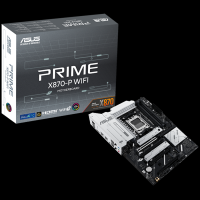 ASUS PRIME X870-P WIFI AM5 ATX osnovna plošča - AMD X870, 4xDDR5, 4xM.2, 2xSATA, 2.5Gb LAN, WiFi 7, BT, 1xHDMI 2xUSB4 40Gbps porta (USB Type-C), Aura Sync - 90MB1IS0-M0EAY0-A