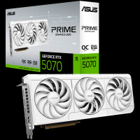 ASUS Prime GeForce RTX 5070 White OC Edition 12GB GDDR7 (PRIME-RTX5070-O12G-WHITE) grafična kartica, PCIe 5.0, 1xHDMI 2.1b, 3xDisplayPort 2.1b - 90YV0M19-M0NA00-A