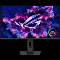 ASUS ROG Strix OLED XG27AQDPG gaming monitor - 67.3cm (27"/26.5" vidno), QHD (2560 x 1440), QD-OLED panel, 500Hz, 0.03ms (GTG), G-SYNC kompatibilen, HDR500, 99% DCI-P3 - 90LM0C50-B01971-A