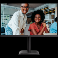 AOC U27E4CV poslovni monitor - 68.6cm (27"), 4K UHD (3840 x 2160), IPS, 60Hz, 4ms (GtG), Adaptive Sync, HDR, USB razdelilnik, RJ45, 2x HDMI 2.0, 1x DP 1.4, 1x USB-C (PD 90W, DP alt način) - U27E4CV-A