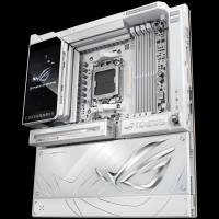 ASUS ROG CROSSHAIR X870E GLACIAL AM5 E-ATX osnovna plošča - AMD X870E, 4xDDR5, 7xM.2, 4xSATA, 2x10Gb