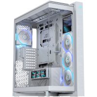 ASUS ROG Cronox GR801 ARGB White Edition EATX računalniško ohišje, kaljeno steklo, štirje ARGB venti