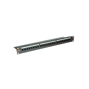 Roline Cat.6/ClassE 19" Patch Panel 24-porta UTP, crni