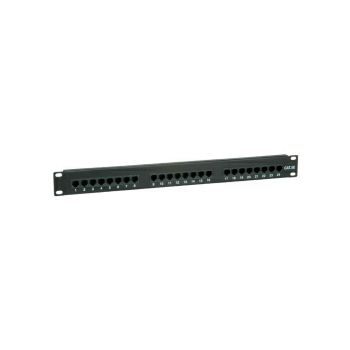 Roline VALUE Cat.5e/Class D 19" Patch Panel 24-porta UTP, crni