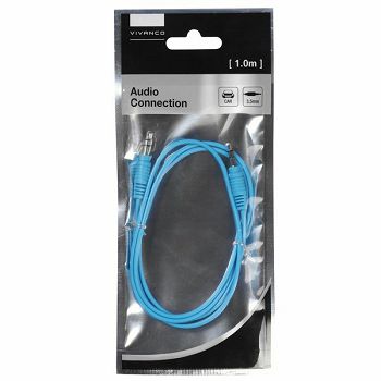 Kabel VIVANCO 35812, 3.5mm na 3.5mm M, 1m, plavi
