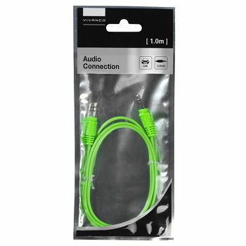 Kabel VIVANCO 35813, 3.5mm na 3.5mm M, 1m, zeleni