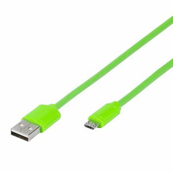 Kabel VIVANCO 35818, Micro-USB, 1m, zeleni