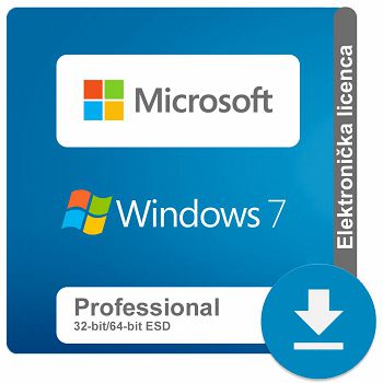 Microsoft Windows 7 Professional 32/64-bit ESD elektronička licenca