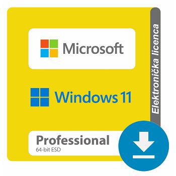 Microsoft Windows 11 Professional 64-bit ESD elektronička licenca