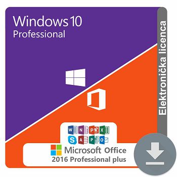 Windows 10 Professional + MS Office 2016 Professional Plus ESD kombo