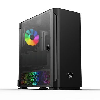 BIT FORCE Mid Tower ARGB Gaming PC kućište GALAXY ATG-2