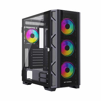 BIT FORCE Full Tower ARGB Gaming PC kućište GIANT ARGB-TM4, Mesh