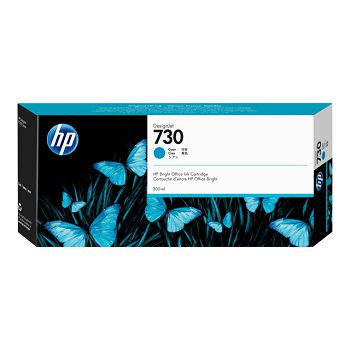 HP 730 300 ml Cyan Ink Cartridge 