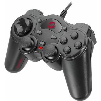 Gamepad SPEEDLINK Thunderstrike, žičani, za PC, mat crni