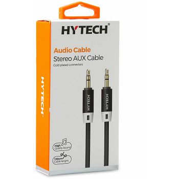 Kabel HYTECH HY-X70, 3.5mm na 3.5mm M, 1m, crni