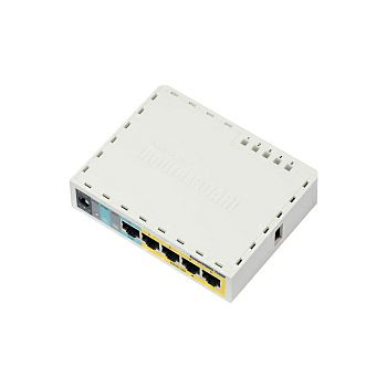 Mikrotik RB750UPr2, hEX PoE lite, 650MHz CPU, 64MB RAM, 5xLAN, (4×PoE izlaz), USB, RouterOS L4, plastično kućište, PSU	