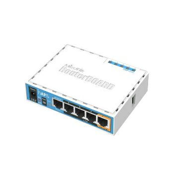 Mikrotik RB952Ui-5ac2nD hAP ac lite, 650MHz CPU, 64MB RAM, 5xLAN, 2.4Ghz 802.11b/g/n/ 5Ghz 802.11ac, USB, PSU, RouterOS L4