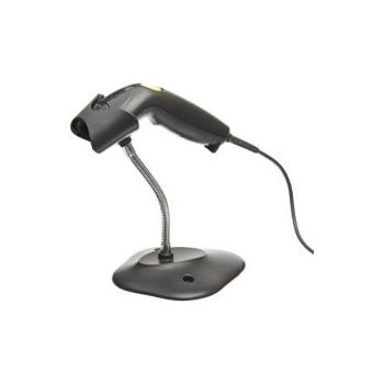 Zebra LS1203 1D laserski barcode čitač + stalak, USB, antracit