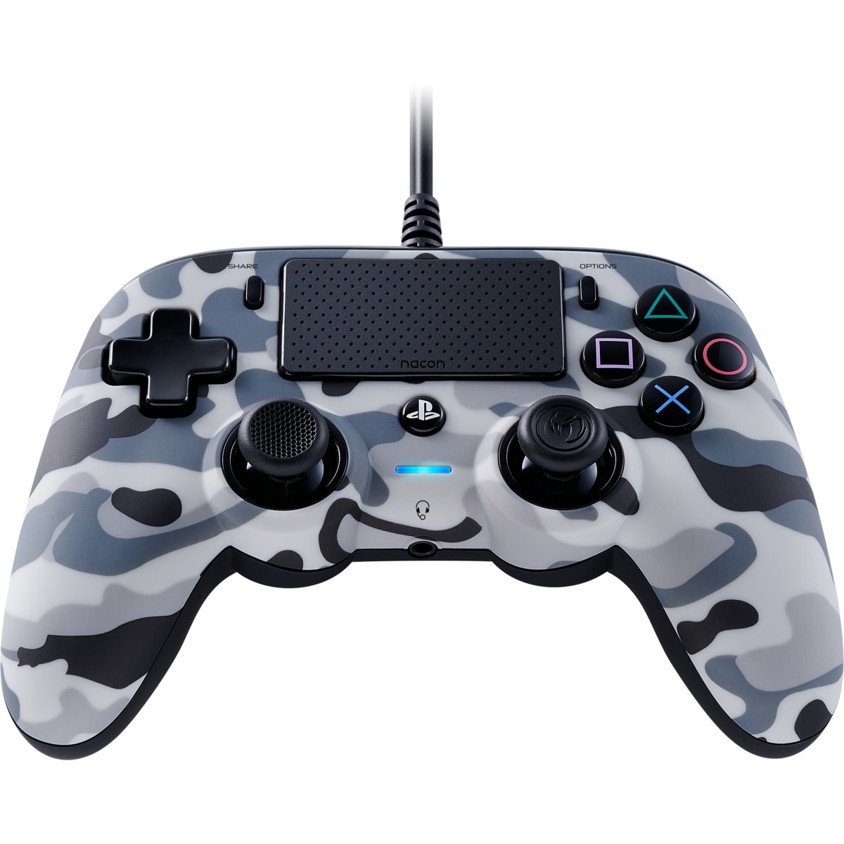 Nacon | PS4 WIRED COMPACT WIRED KONTROLER CAMO GREY