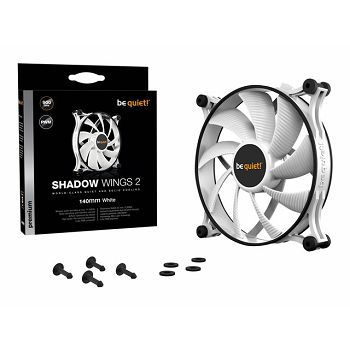BE QUIET Shadow Wings 2 WHITE 140mm PW