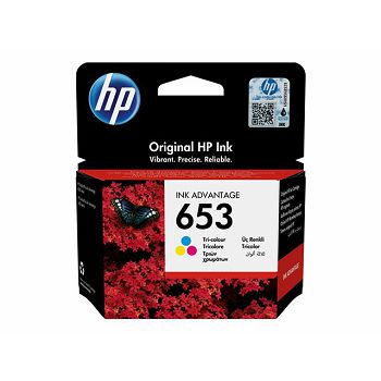 HP 653 Tri-color Original Ink Advantage