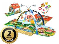 Lionelo dječja podloga za igru - edukativni madrac + dvorac s igračkama Agnes - 21030023