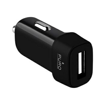 PURO Auto punjač Compact USB 1A CRNI