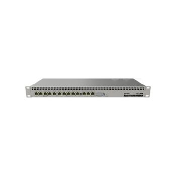 Mikrotik RouterBOARD RB1100AHx4 Dude edition, Annapurna Alpine AL21400 Cortex A15 CPU (4-cores, 1.4GHz/core), 1GB RAM, 13xGbit LAN, 60GB M.2, RouterOS L6, 1U rackmount kućište, Dual PSU