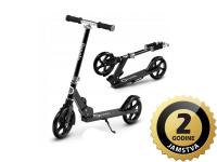 Lionelo romobil Luca, nosivost do 100Kg, za djecu i odrasle, crni - 21010019