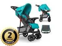 Lionelo dječja kolica EMMA PLUS tirkiz + torba za mamu - 21050020