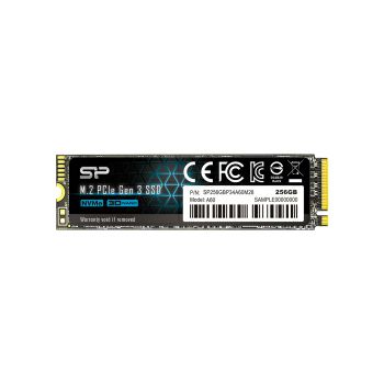 Silicon Power A60 256GB M.2 2280 PCIe Gen3x4 & NVMe 1.3, SLC, R/W: 2200/1600MB/s