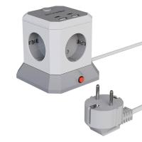 BlitzWolf BW-EC1 4xAC 2xUSB-A 2xUSB-C Extender
