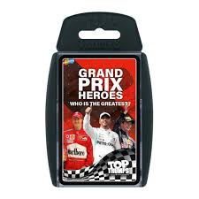 WINNING MOVES GRAND PRIX TOP TRUMPS CARDS