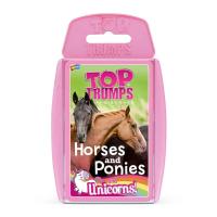 WINNING MOVES HORSES PONIES AND UNICORN TOP TRUMPS CARDS