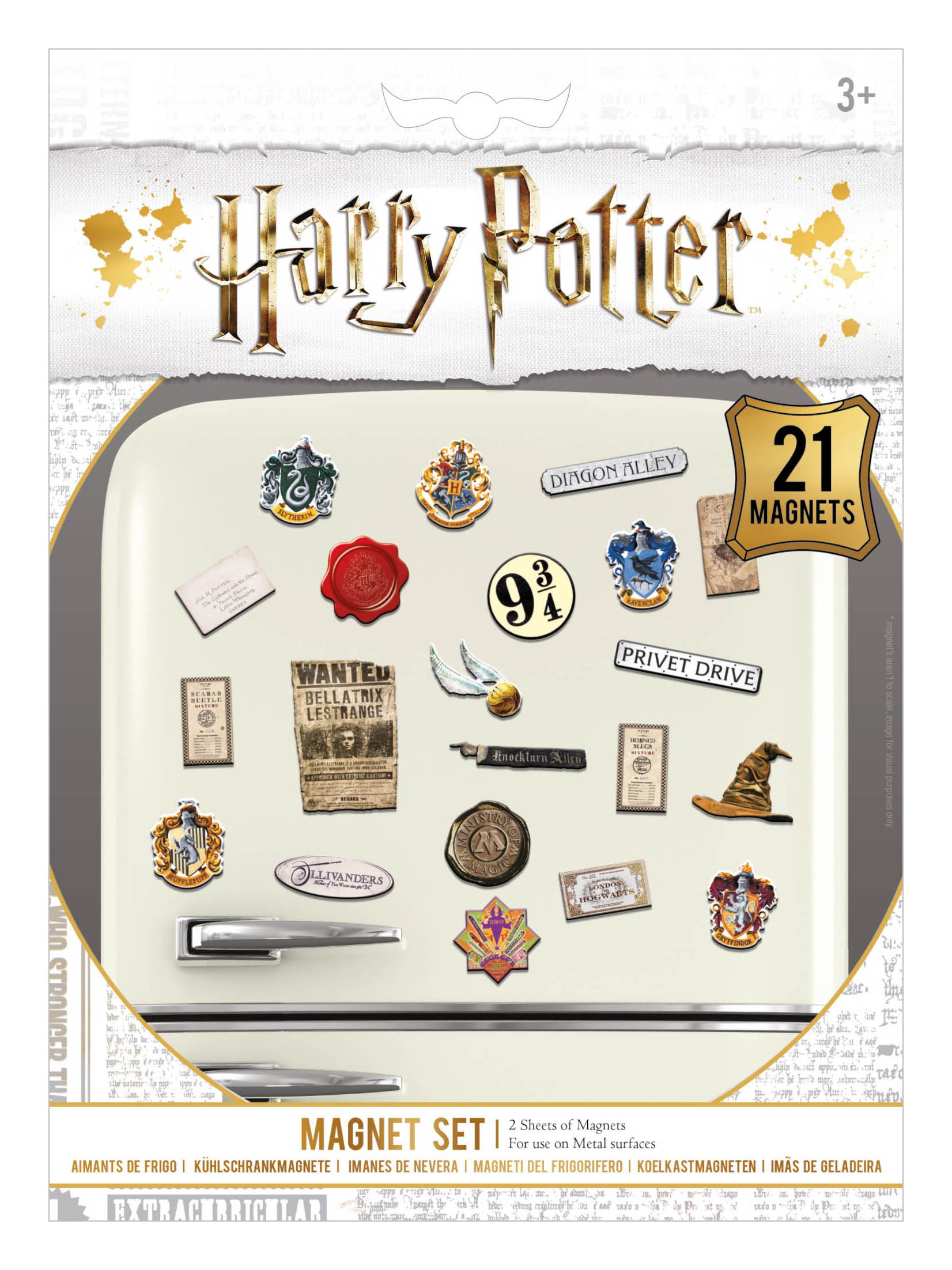 PYRAMID HARRY POTTER MAGNET SET
