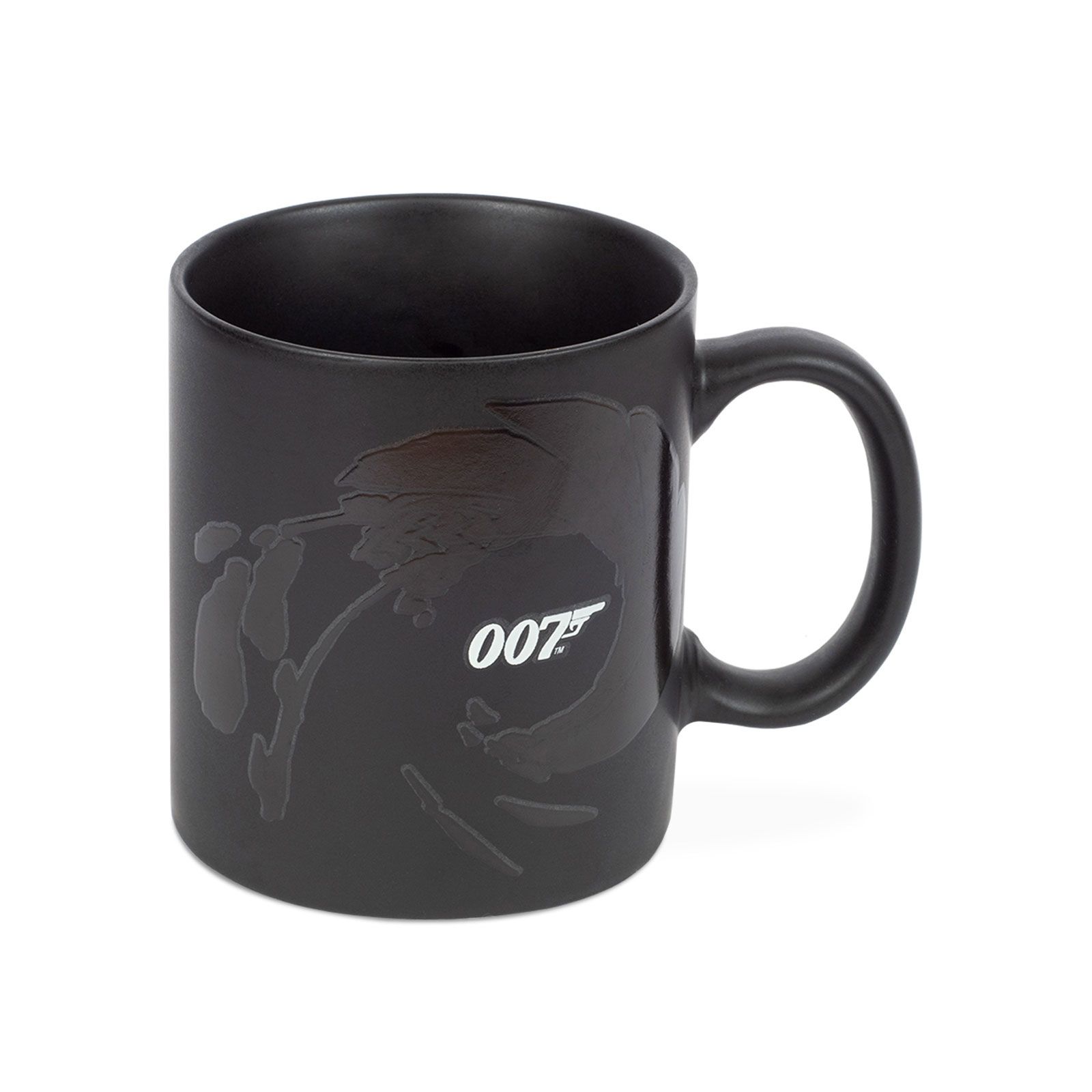 PYRAMID JAMES BOND (GUNBARREL) HEAT CHANGE MUG