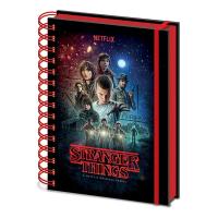 PYRAMID STRANGER THINGS (ONE SHEET) A5 METALLIC NOTEBOOK