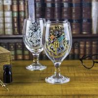 PALADONE Harry Potter Hogwarts crest glass