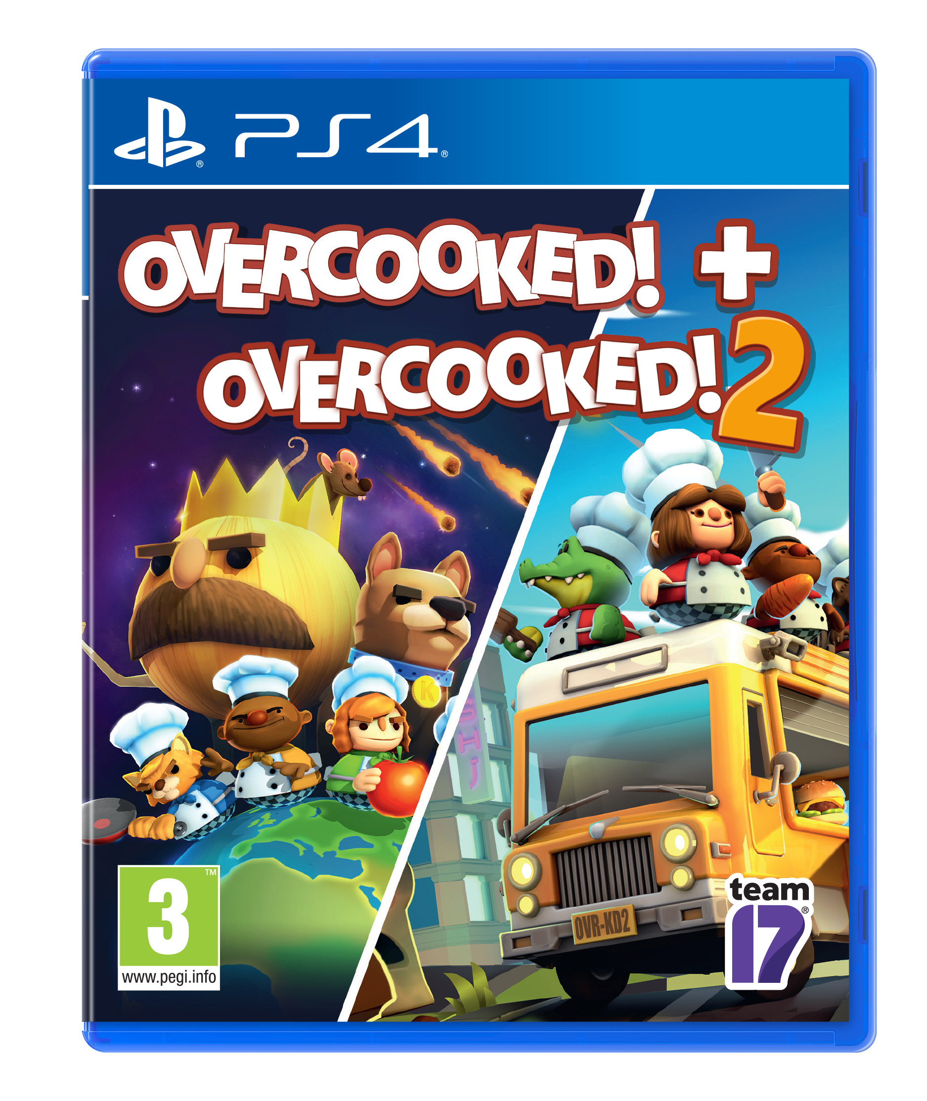 Overcooked + Overcooked 2 Double Pack (PS4)