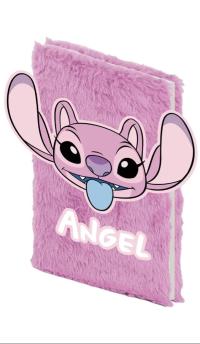 PYRAMID LILO & STITCH ANGEL PLUSH NOTEBOOK