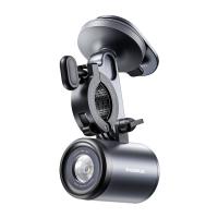 Baseus PrimeTrip 2-in-1 bike mount, phone holder + flashlight (black)