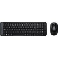 LOGITECH MK220 Wireless Keyboard and Mouse Combo (crni)