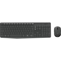 LOGITECH MK235 Wireless Keyboard and Mouse Combo (sivi)