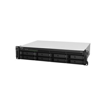 Synology RS1221RP+ RackStation 8-bay NAS server, 4GB DDR4, Hot-Swap 2.5"/3.5" HDD, 4xG-LAN, USB3.2 Gen1×2, eSATA×1, Redundant Power Supply
