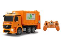 Jamara kamion na daljinsko upravljanje smetlarski Mercedes-Benz Antos, žuti 1:20 - 18100025