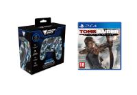 DRAGONSHOCK MIZAR WIRELESS CONTROLLER CAMO BLUE PS4,PC,MOBILE + PS4 TOMB RAIDER