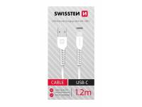 SWISSTEN kabel USB/USB-C, 1.2m, bijeli, BOX - 03080097